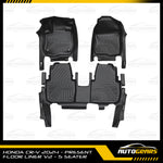 Honda CR-V CRV (2024 - 2025) 5 seater 5D Extended Deep Dish Matting | Floor Liners