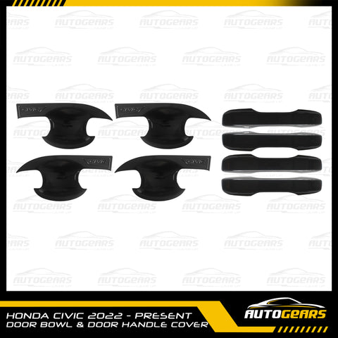 Honda Civic 11th Gen FE (2022 - 2025) Door Bowl and Door Handle Cover Set