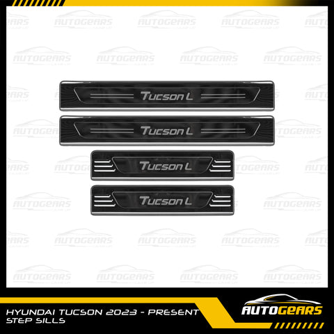 Hyundai Tucson (2023 - 2025) Step Sills Black