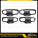Mitsubishi Triton (2024 - 2026) Door Bowl and Door Handle Cover Carbon