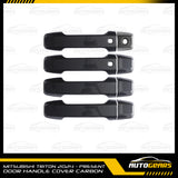 Mitsubishi Triton (2024 - 2026) Door Bowl and Door Handle Cover Carbon