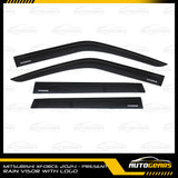 Mitsubishi XForce (2024 - 2026) Rain Visor with Logo