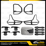 Nissan Livina (2022 - 2025) Matte Black Garnish Set with Sensor Hole