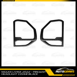 Nissan Livina (2022 - 2025) Headlight and Tail Light Cover Set Matte Black