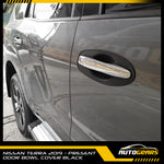 Nissan Terra (2018 - 2025) Door Bowl & Door Handle Cover Black V2