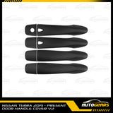 Nissan Terra (2018 - 2025) Door Bowl & Door Handle Cover Black V2