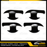Nissan Terra (2018 - 2025) Door Bowl & Door Handle Cover Black V1