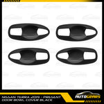Nissan Terra (2018 - 2025) Door Bowl & Door Handle Cover Black V2