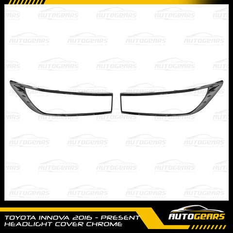 Toyota Innova (2016 - 2025) Headlight & Tail Light Cover Chrome
