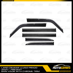 Toyota Land Cruiser Prado LC250 (2024 - 2025) Rain Visor with Chrome Trim