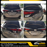 Toyota Rush (2018 - 2025) TRD Trunk Lid Cover with Extension