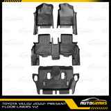 Toyota Veloz (2022 - 2025) 5D Extended Deep Dish Matting | Floor Liners V2