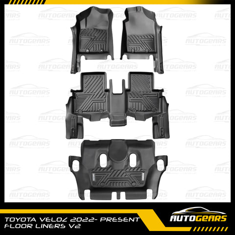 Toyota Veloz (2022 - 2025) 5D Extended Deep Dish Matting | Floor Liners V2