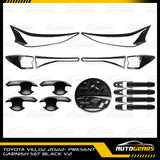 Toyota Veloz (2022 - 2025) Matte Black Garnish Set