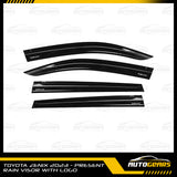 Toyota Zenix (2023 - 2026) Rain Visor with Logo