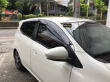 Toyota Wigo Gen 2 - Gen 3 (2017 - 2023) Rain Visor with Logo