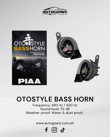 PIAA Oto Style Bass Horn