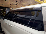 Kia Carnival (2022 - 2024) Rain Visor with Chrome Trim