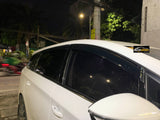 BYD eMAX 7 (2025 - 2026) Rain Visor with Chrome Trim