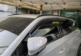 BYD Tang DM-i (2025 - 2026) Rain Visor with Chrome Trim