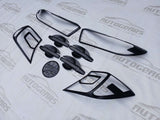 Honda Brio (2023 - 2026) Matte Black Garnish Set