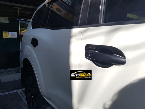 Nissan Terra (2018 - 2025) Door Bowl & Door Handle Cover Black V1