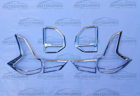 Nissan Livina (2022 - 2025) Headlight and Tail Light Cover Set Chrome