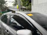 Toyota Corolla Cross (2020 - 2026) Rain Visor with Logo