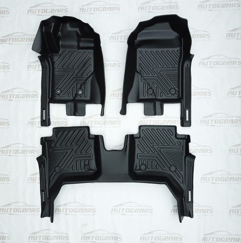 Ford Ranger XL XLS XLT Wildtrak (2023 - 2025) 5D Extended Deep Dish Matting | Floor Liners V2