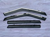 Kia Seltos (2024 - 2026) Rain Visor with Chrome Trim
