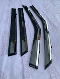 Kia Seltos (2024 - 2026) Rain Visor with Chrome Trim