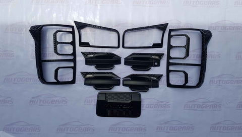 Mitsubishi Triton (2024 - 2025) Matte Black Garnish Set