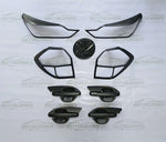 Toyota Wigo (2024 - 2025) Matte Black Garnish Set