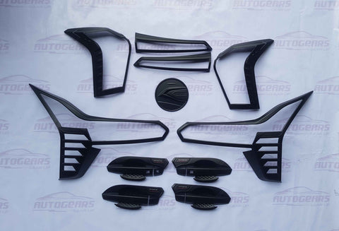 Mitsubishi XForce (2024 - 2025) Matte Black Garnish Set