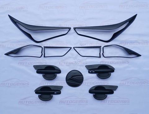 Toyota Yaris Cross (2023 - 2025) Matte Black Garnish Set