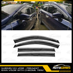 Subaru XV (2018 - 2023) Rain Visor with Chrome Trim V1