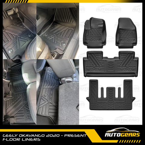 Geely Okavango (2020 - 2025) Deep Dish Matting | Floor Liners V1