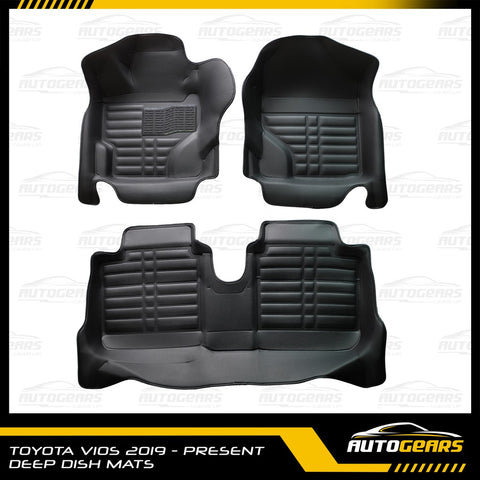 Toyota Vios (2019 - 2025) Deep Dish Mats / Matting