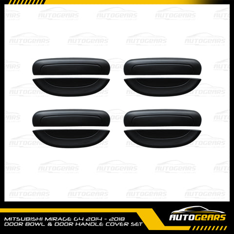 Mitsubishi Mirage G4 (2014 - 2025) Door Bowl & Door Handle Cover Set