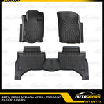 Mitsubishi Strada (2014 - 2023) Deep Dish Mats | Floor Liners V1