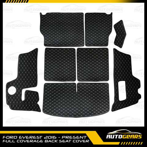 Ford Everest (2016 - 2022) Full Coverage Back Seat Cover