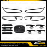 Honda City GN (2021 - 2025) Matte Black Garnish Set