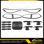 Toyota Corolla Cross (2020 - 2023) Matte Black Garnish Set