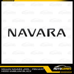 Nissan Navara (2015 - 2025) Hood Emblem Black