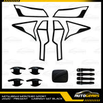 Mitsubishi Montero (2020 - 2025) Matte Black Garnish Set