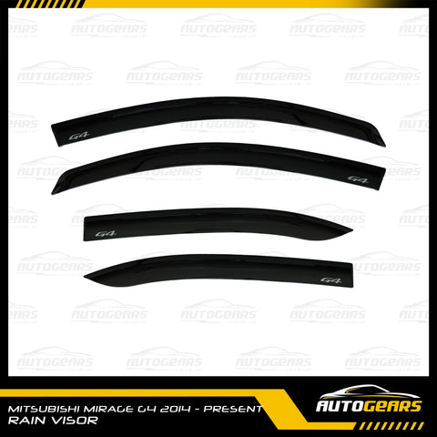 Mitsubishi Mirage G4 (2014 - 2025) Rain Visor