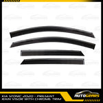 Kia Stonic (2020 - 2025) Rain Visor with Chrome Trim