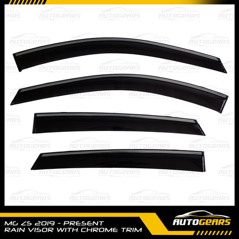 MG ZS (2019 - 2025) Rain Visor with Chrome Trim