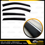 MG ZS (2019 - 2025) Rain Visor with Chrome Trim