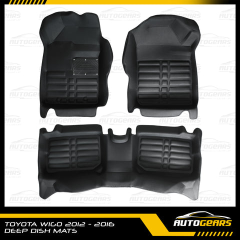 Toyota Wigo (2012 - 2016) Deep Dish Mats / Matting